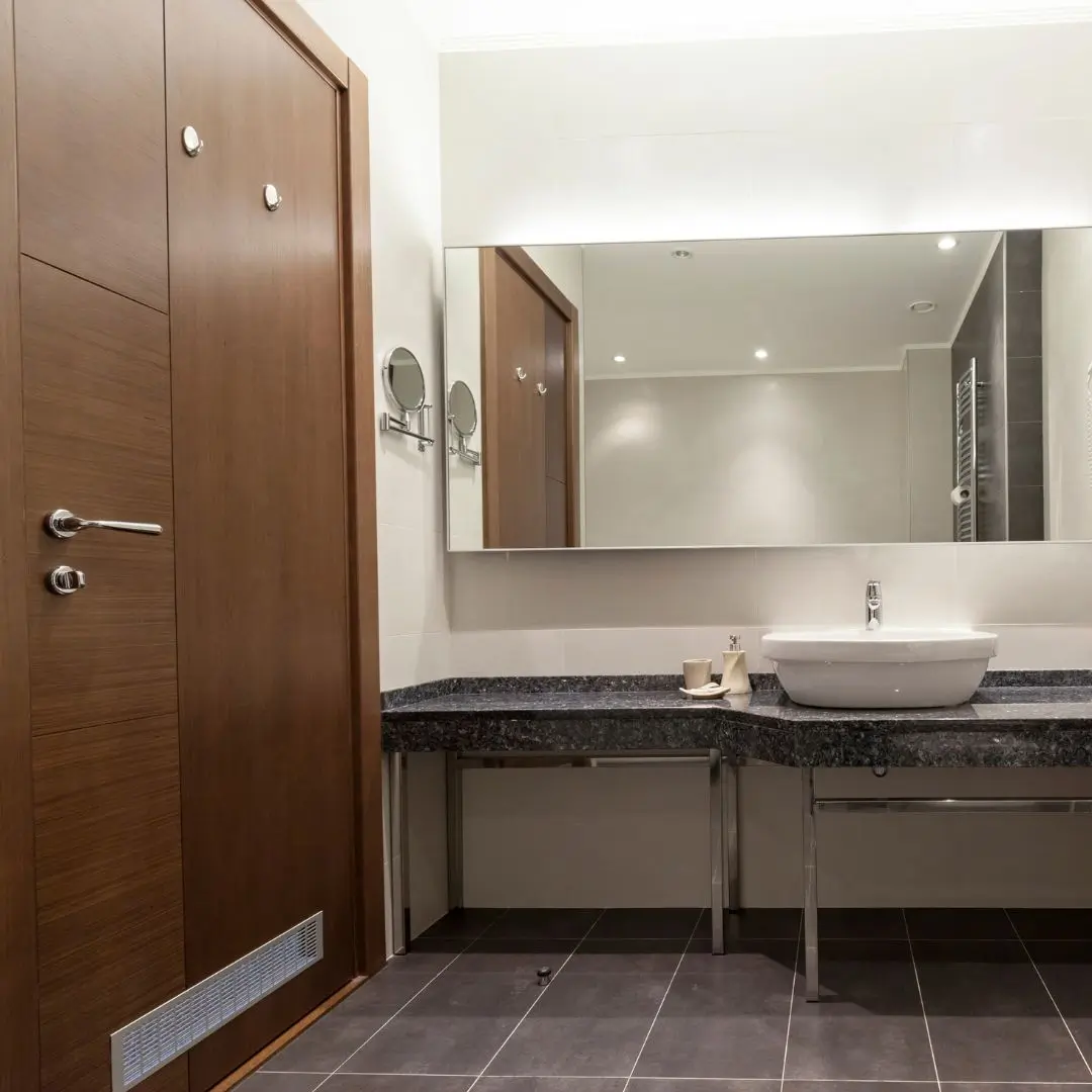 Bathroom cupboards wrapped in Dubai