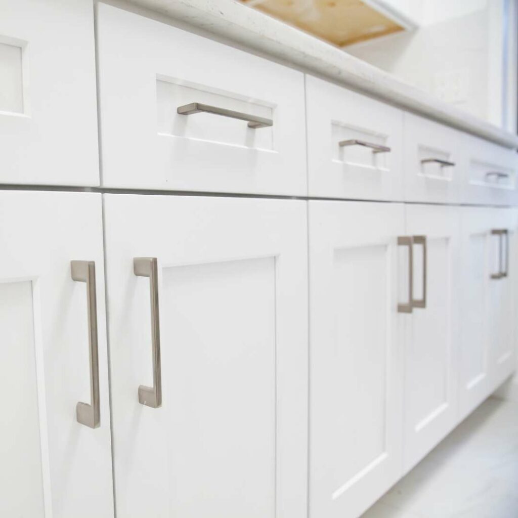 updated kitchen cabinet hardware and handles