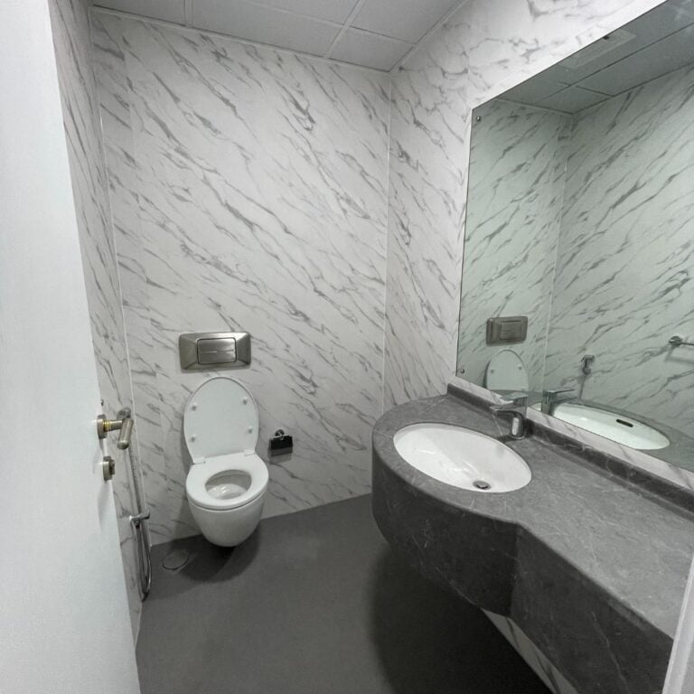 Bathroom Wrapping Dubai By Nova Wrap after Grey wrap