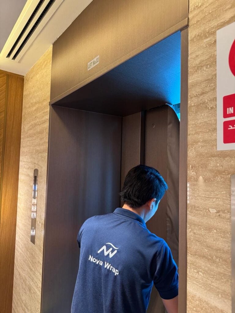 NOva Wrap elevator wrapping
