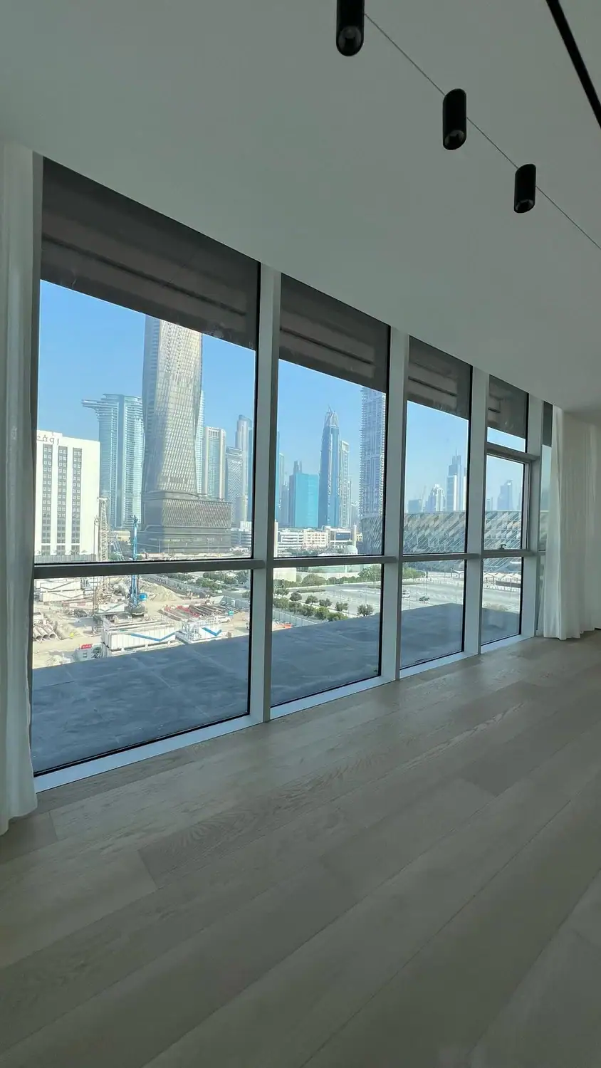 Window frame wrapping in City Walk Residences