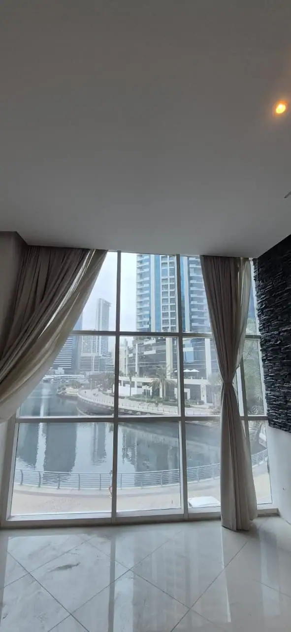 Window frames before vinyl wrapping, Continental Tower, Dubai Marina