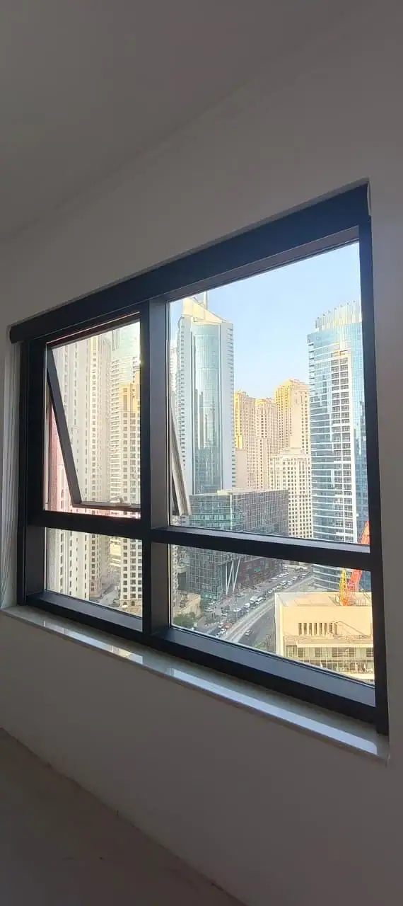 Window frames wrapped in Dubai, King Salman Street